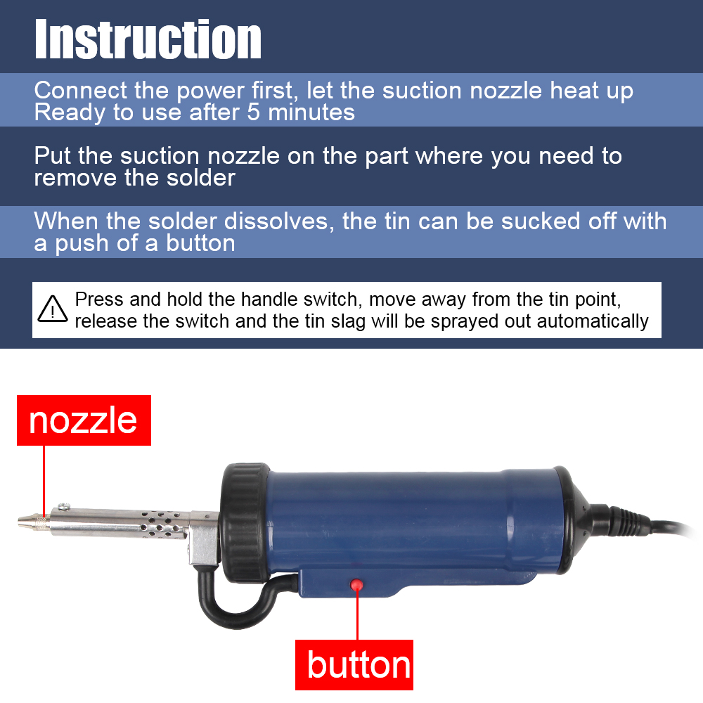 New Desoldering Machine Remove - Desoldering Pump Electric Vacuum Station review and price